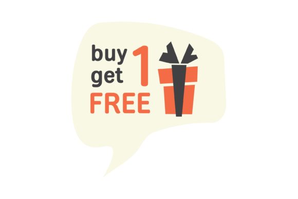 Buy One Get One for Free Vector Label: A Versatile Tool for Designers and Creators