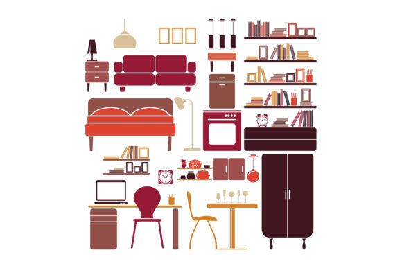 Furniture Vector Illustration: A Guide to EPS Files for Creative Projects