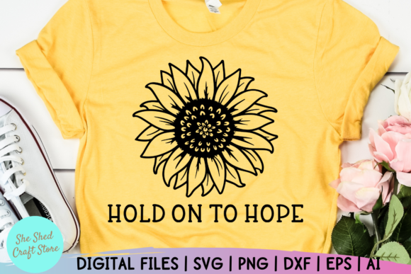 Hold On To Hope Sunflower Mandala SVG: A Versatile Design for Creativity and Business