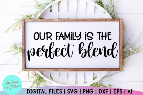 Our Family is the Perfect Blend SVG – A Creative Asset for Modern Designers