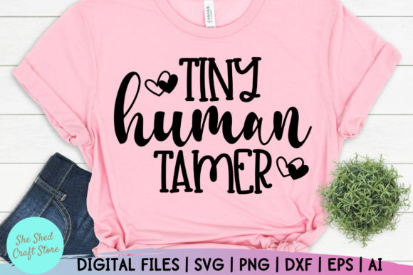 Tiny Human Tamer Svg, Chaos Coordinator: A Versatile Design Asset for Creative Projects